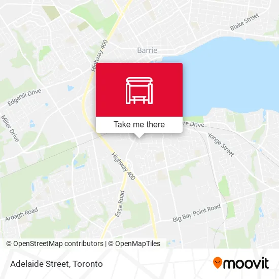Adelaide Street map