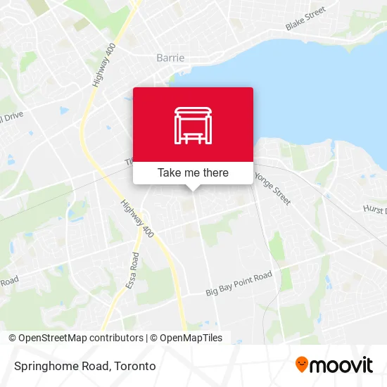 Springhome Road map