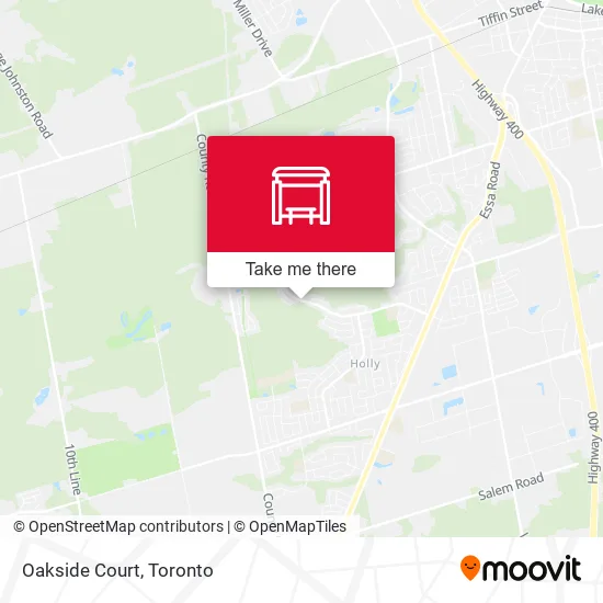 Oakside Court map
