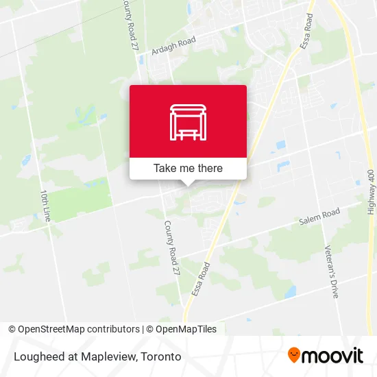Lougheed at Mapleview map
