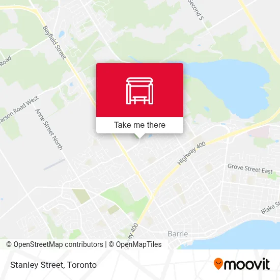 Stanley Street map