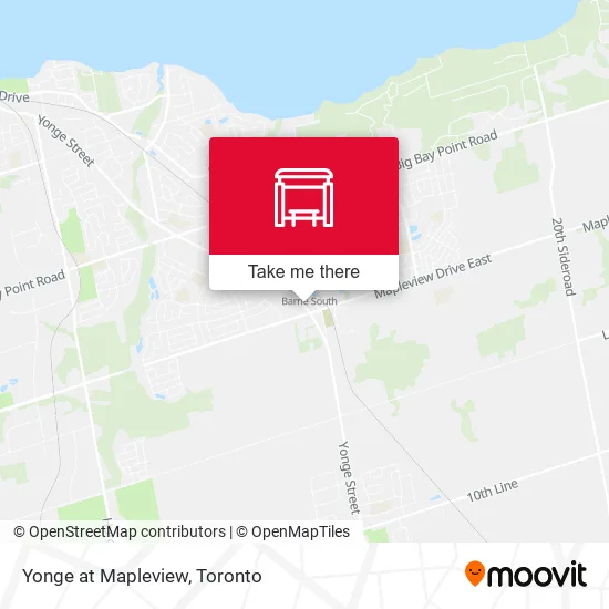 Yonge at Mapleview map