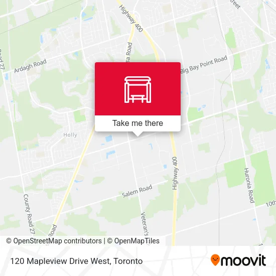 120 Mapleview Drive West map