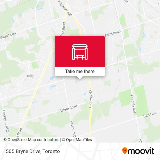 505 Bryne Drive map