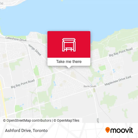Ashford Drive map