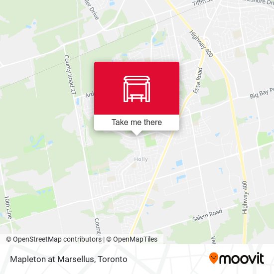 Mapleton at Marsellus map