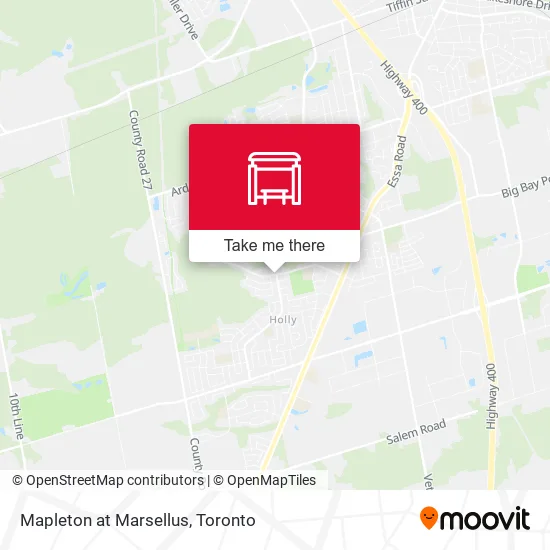 Mapleton at Marsellus map