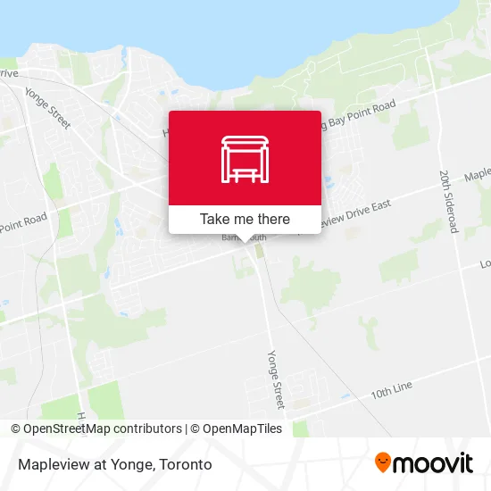 Mapleview at Yonge map