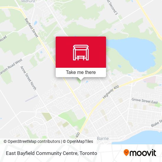 East Bayfield Community Centre map