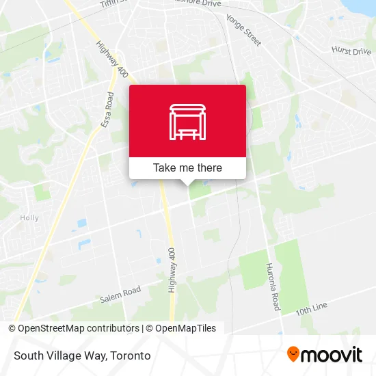 South Village Way map