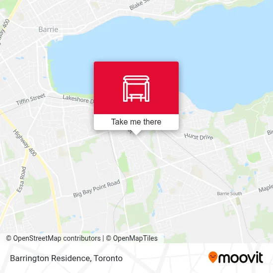 Barrington Residence map