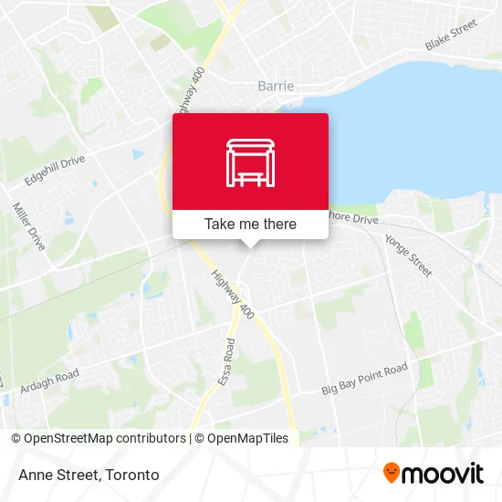 Anne Street map