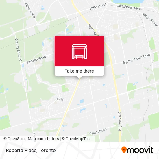 Roberta Place map