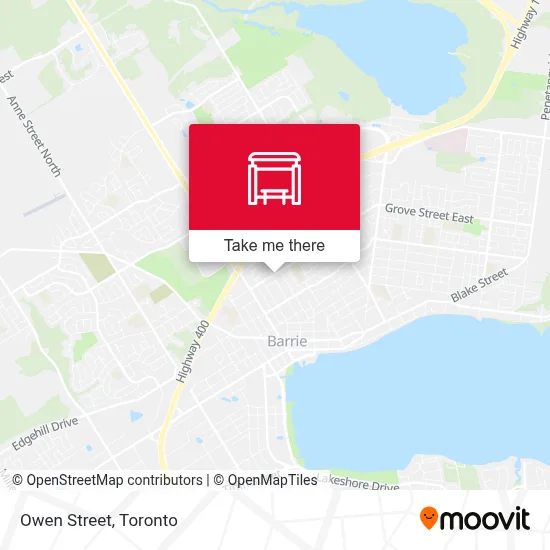 Owen Street map