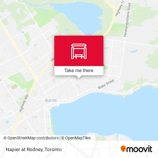 Napier at Rodney map
