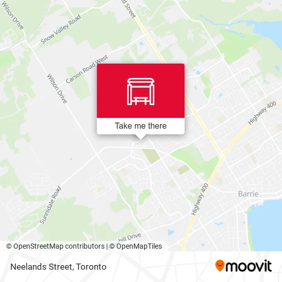 Neelands Street map