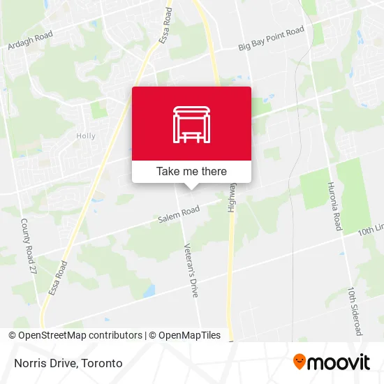 Norris Drive map