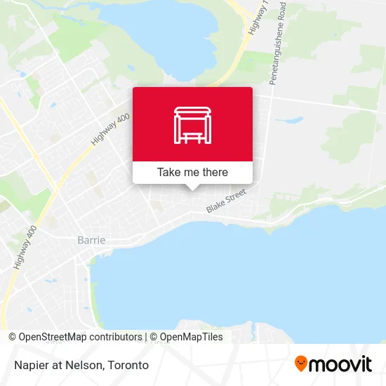 Napier at Nelson map