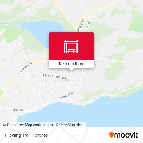Hickling Trail map