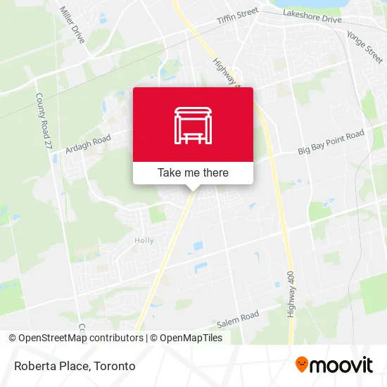 Roberta Place map