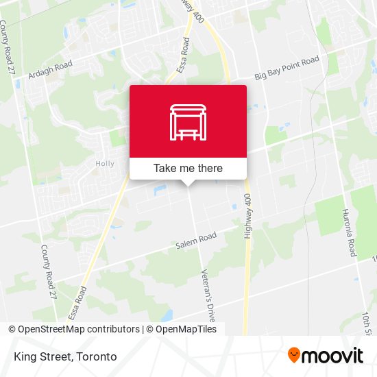 King Street map