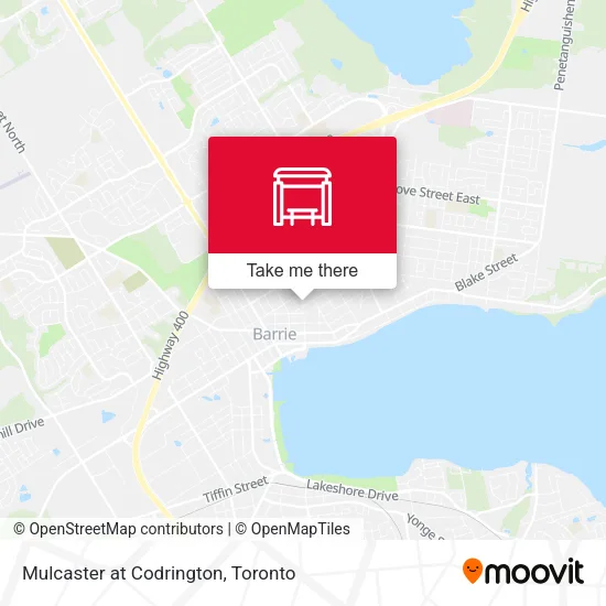 Mulcaster at Codrington map