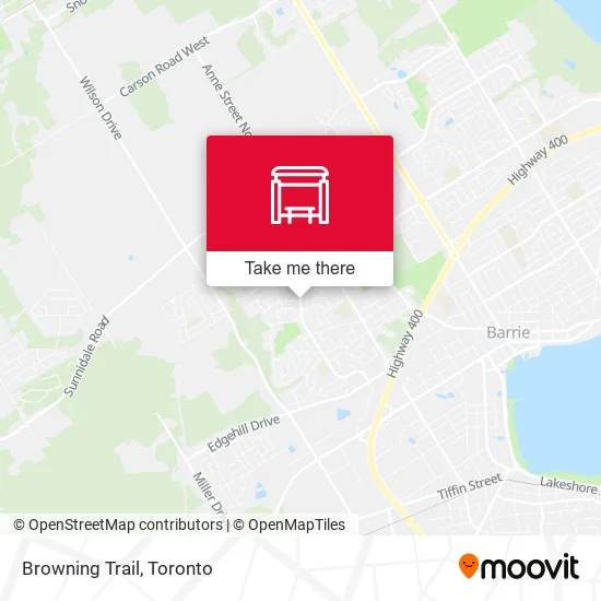 Browning Trail map