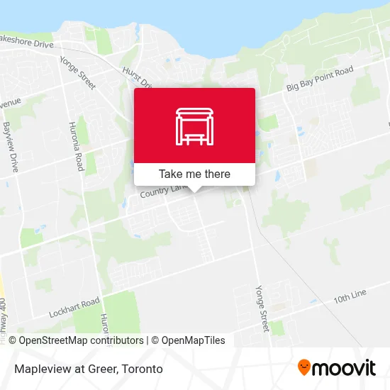 Mapleview at Greer map