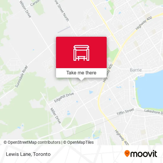 Lewis Lane map