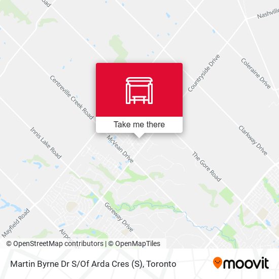 Martin Byrne Dr S / Of Arda Cres map