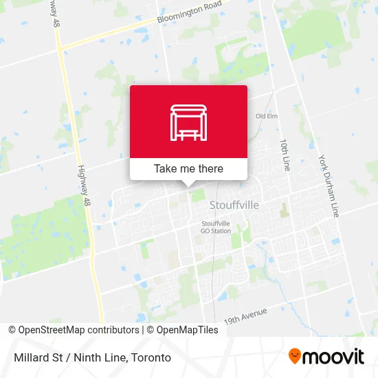 Millard St / Ninth Line map