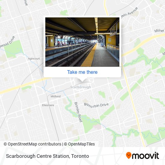 Scarborough Centre Station plan