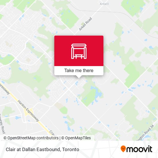 Clair at Dallan Eastbound plan