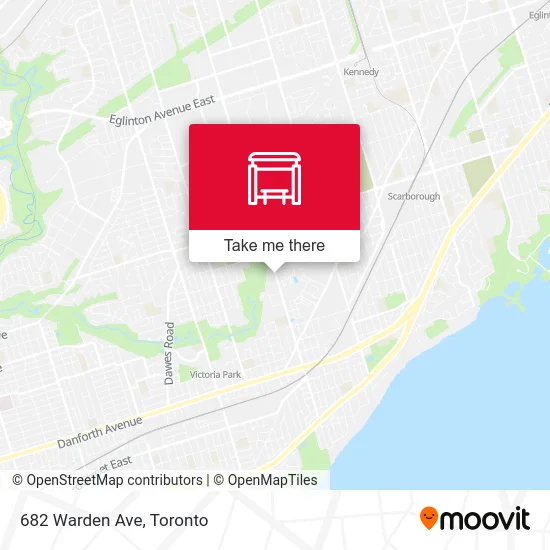 682 Warden Ave map