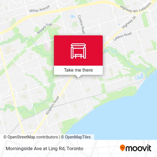 Morningside Ave at Ling Rd map