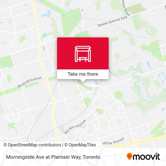 Morningside Ave at Plantain Way map