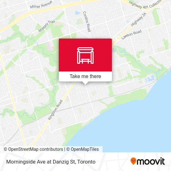Morningside Ave at Danzig St map