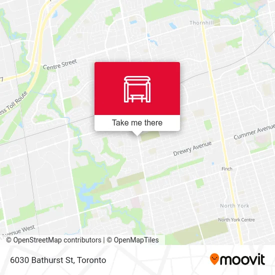6030 Bathurst St map