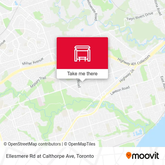 Ellesmere Rd at Calthorpe Ave map