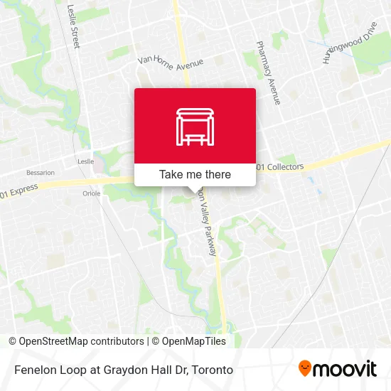 Fenelon Loop at Graydon Hall Dr map
