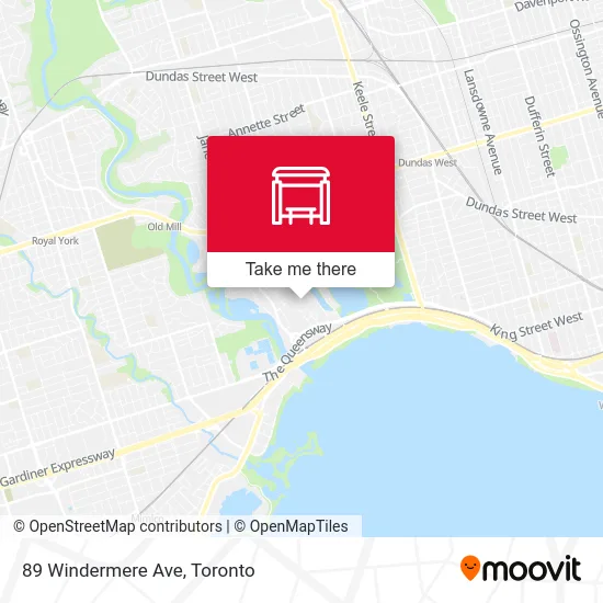 89 Windermere Ave map