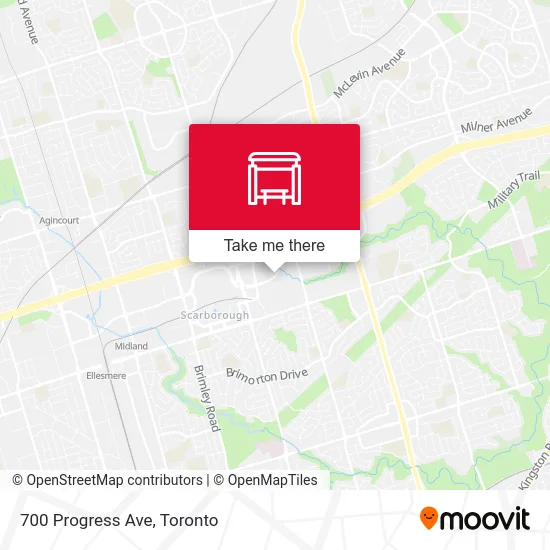 700 Progress Ave map