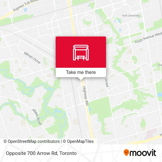 Opposite 700 Arrow Rd map