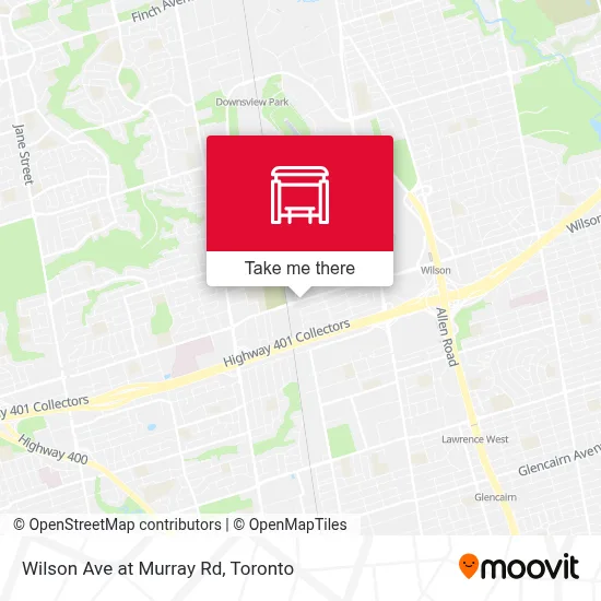 Wilson Ave at Murray Rd map