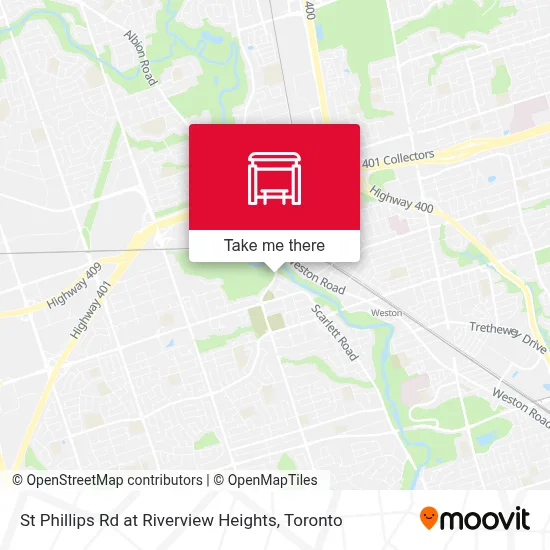St Phillips Rd at Riverview Heights map