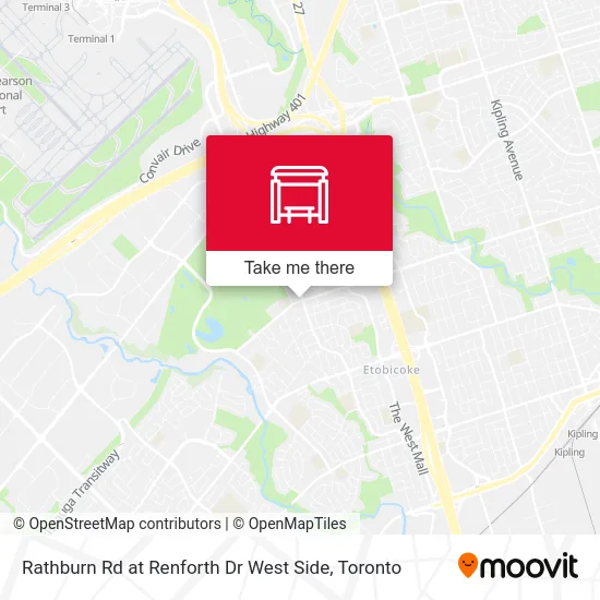 Rathburn Rd at Renforth Dr West Side map