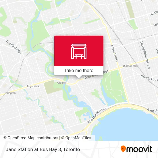 Jane Station at Bus Bay 3 map