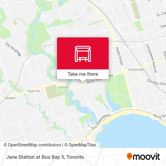 Jane Station at Bus Bay 5 map