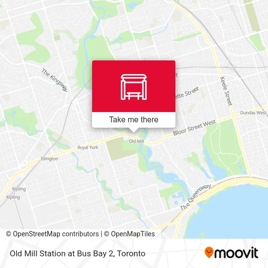 Old Mill Station at Bus Bay 2 map