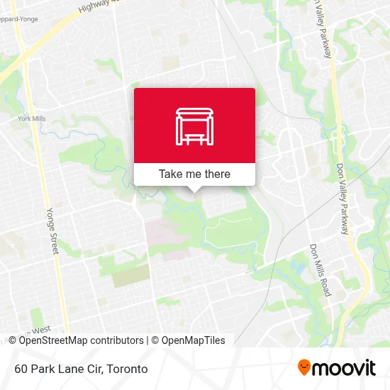 60 Park Lane Cir map